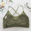 Elegant Cross Strap Yoga Bra for Active Women ATHLEXES
