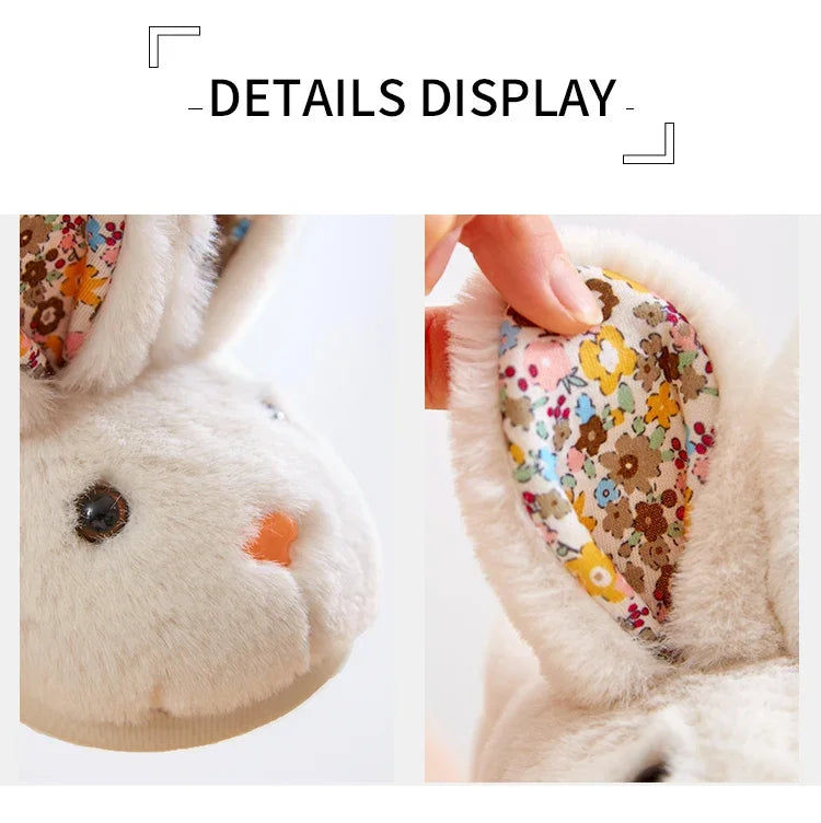 CozyRabbit Plush Kids Indoor Winter Slippers ATHLEXES
