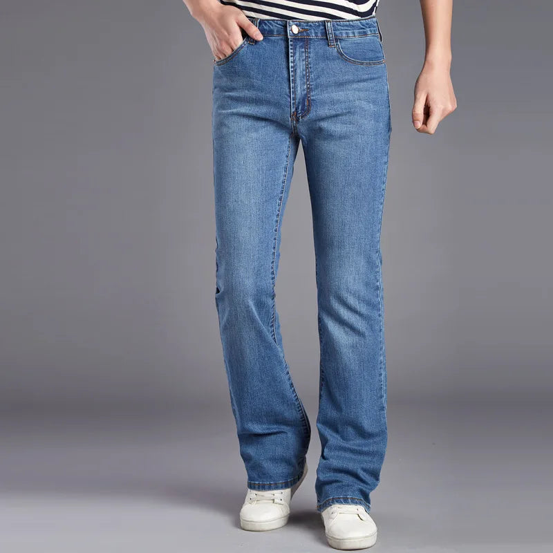 Men's Classic Bootcut Flare Denim Jeans ATHLEXES