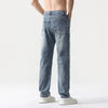 Retro Blue Wide Leg Denim Jeans for Men ATHLEXES