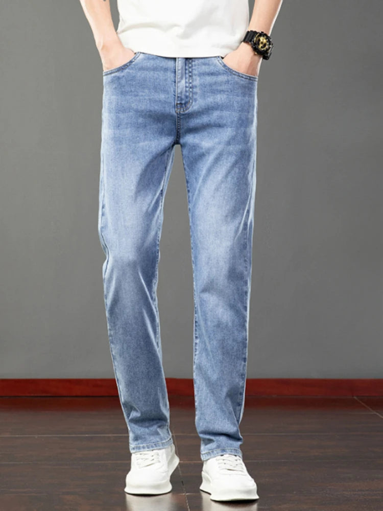 Classic Fit Men's Slim Stretch Denim Jeans ATHLEXES