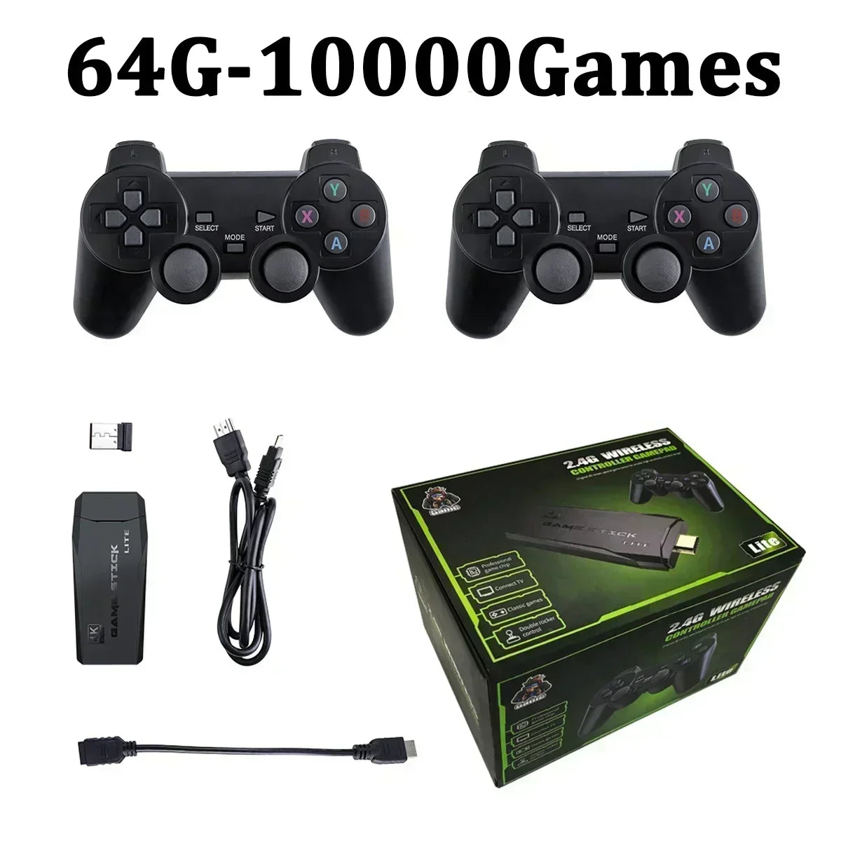 RetroQuest 4K Gaming Console with 10000 Games ATHLEXES