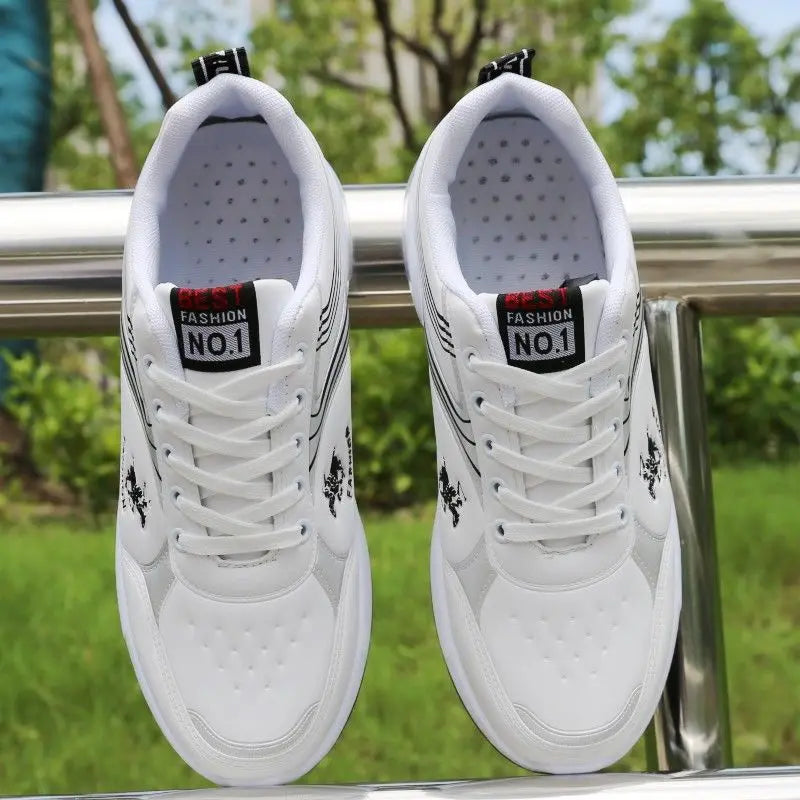 BreezeRun Fashion Black White Men's Sneakers ATHLEXES