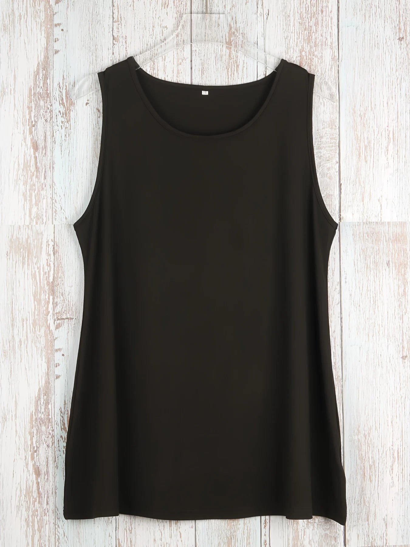 Plus Size Casual Crew Neck Sleeveless Tank Top ATHLEXES
