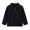 Stylish Kids' Solid Color Polo T-Shirt ATHLEXES