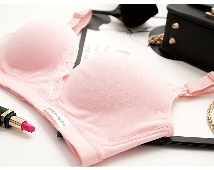 Cotton Comfort Wirefree Nursing Bra for Moms ATHLEXES