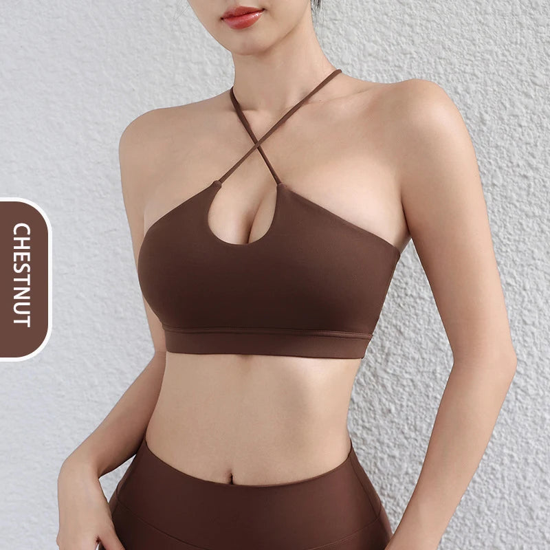 SculptFit Cross Back Yoga Sports Bra ATHLEXES
