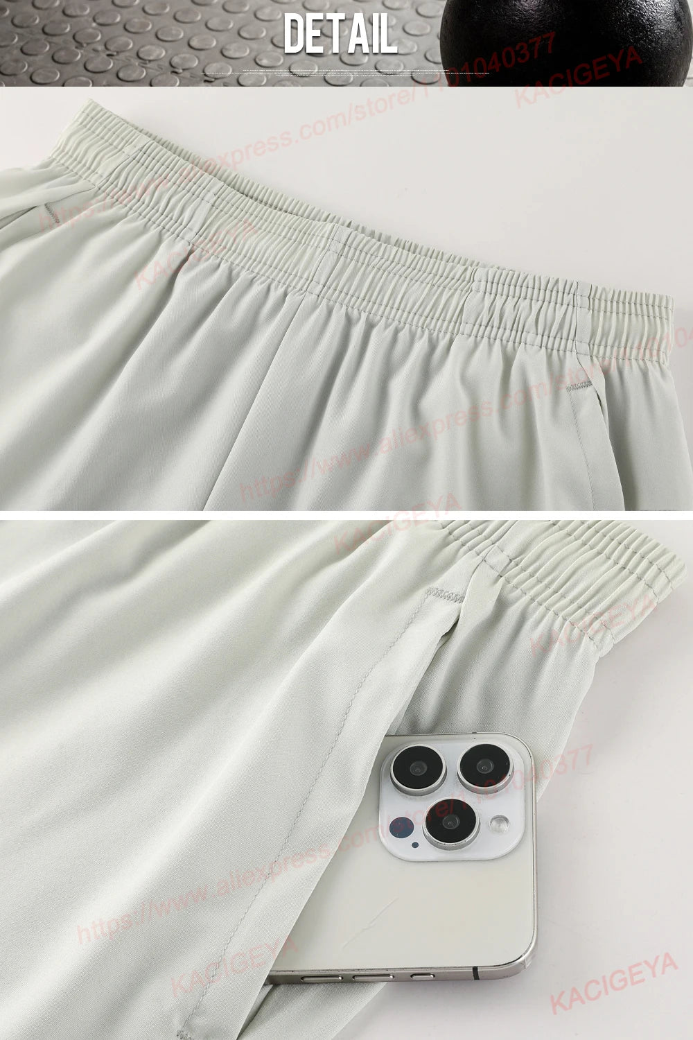 QuickDry 2-in-1 Zippered Gym Shorts for Men ATHLEXES