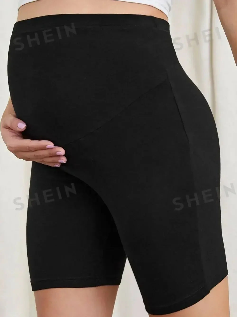Maternity SlimFit Shark Skin Yoga Shorts ATHLEXES
