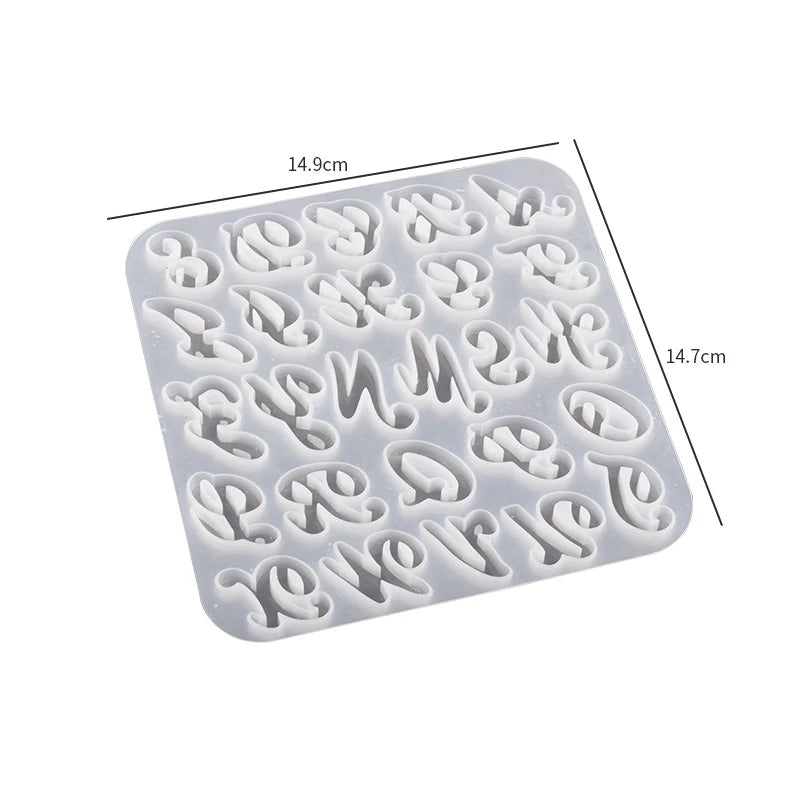 ChicLetter Epoxy Resin Mold for Custom Jewelry ATHLEXES