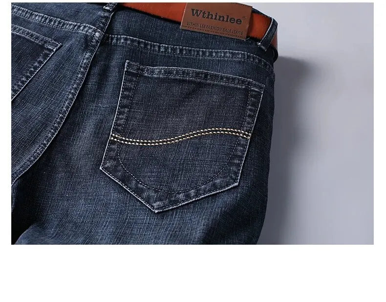 Wthinlee Men's Classic Stretch Denim Trousers ATHLEXES