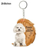 Heartfelt Dog Angel Pendant Keychain ATHLEXES