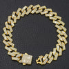 15MM Rhombus Diamond Cuban Collar for Stylish Pet Walks ATHLEXES