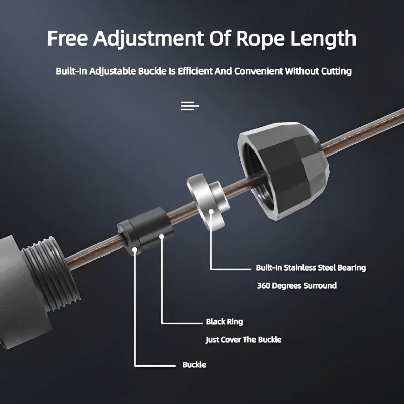Adjustable Steel Wire Jump Rope for Fitness Training ATHLEXES