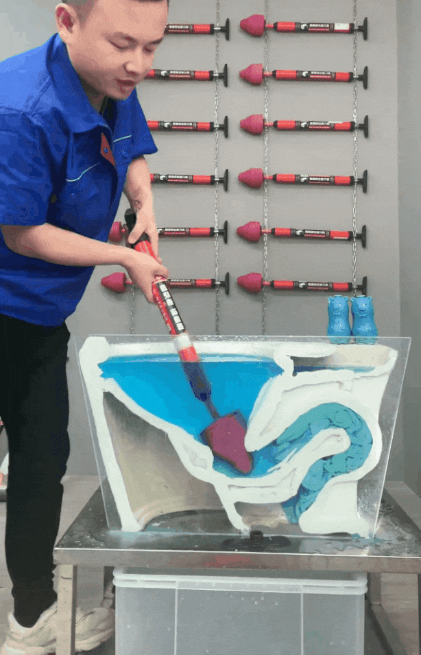 High Pressure Toilet Unblocker - One Shot Plunger Power ATHLEXES