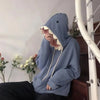 Kawaii Shark Patchwork Hoodie for Trendy Comfort ATHLEXES