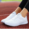 BreatheEasy Women's White Athletic Sneakers for Sport and Casual Wear ATHLEXES