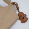 Colorful Teddy Dog Leather Keychain Pendant ATHLEXES