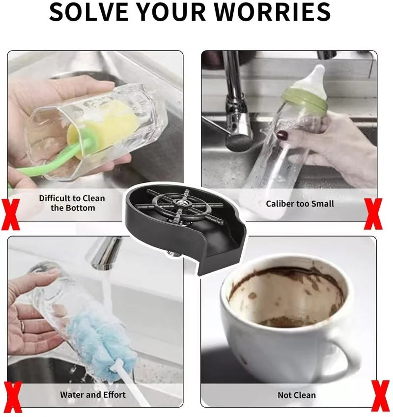 EcoWash Automatic Glass Cup Cleaner ATHLEXES