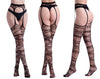 Seductive Fishnet Crotchless Pantyhose with Suspenders ATHLEXES
