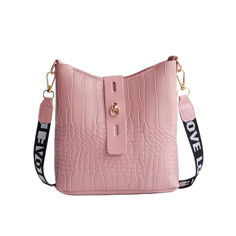 Crocodile Luxe Crossbody Handbag for Women ATHLEXES