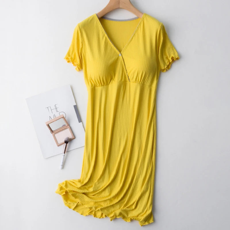 ComfortMaternity Modal Nursing Nightgown ATHLEXES