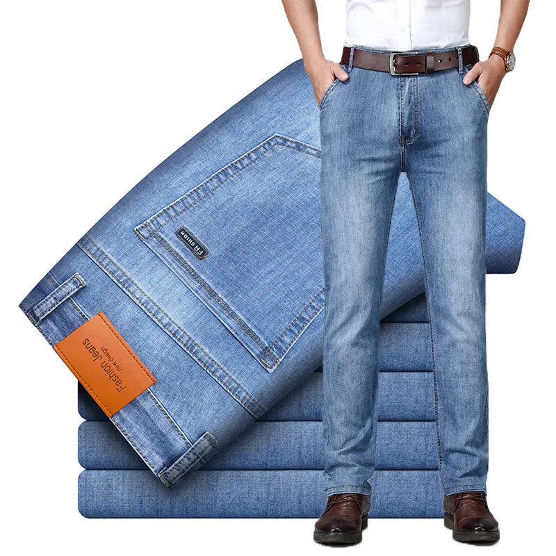 SummerStyle Men's Straight Denim Jeans ATHLEXES