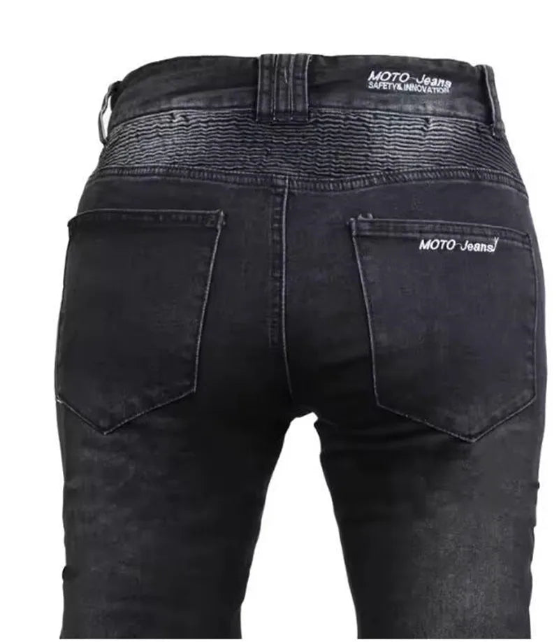 Premium Women's Motorcycle Riding Jeans with Armor ATHLEXES