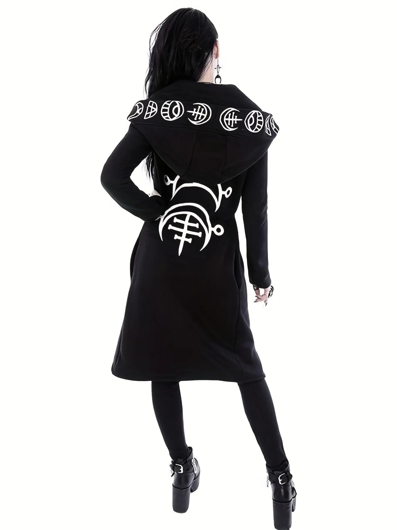 Lunar Chic Punk Long-Sleeve Cardigan Sweater ATHLEXES