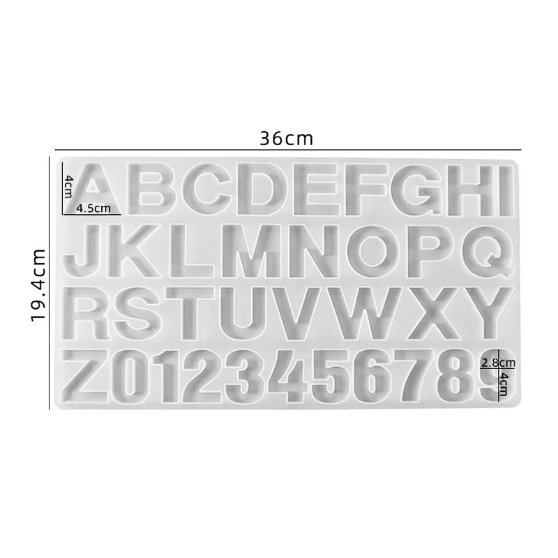 ChicLetter Epoxy Resin Mold for Custom Jewelry ATHLEXES