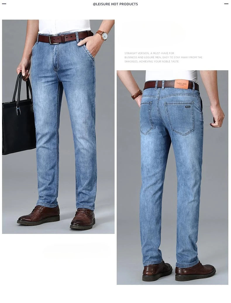 SummerStyle Men's Straight Denim Jeans ATHLEXES