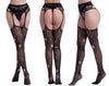 Seductive Fishnet Crotchless Pantyhose with Suspenders ATHLEXES