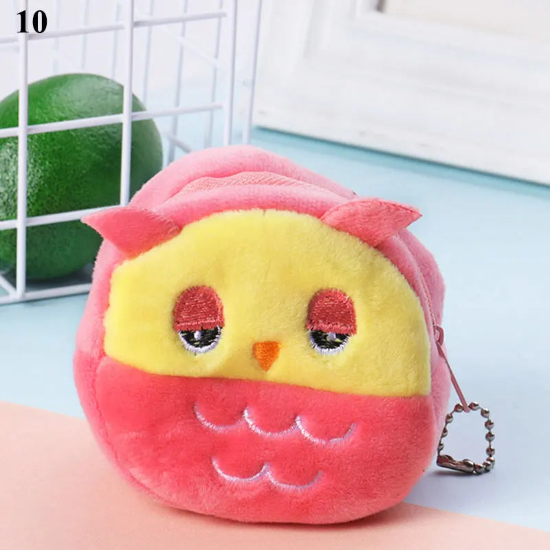 Cute Plush Snapper Fish Coin Purse Wristlet Wallet ATHLEXES