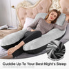 DreamNest Luxury Full-Body Pregnancy Pillow ATHLEXES