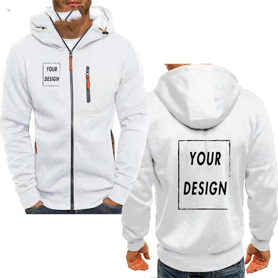 UrbanStyle Men's Hooded Zipper Jacket with Custom Logo ATHLEXES