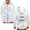 UrbanStyle Men's Hooded Zipper Jacket with Custom Logo ATHLEXES