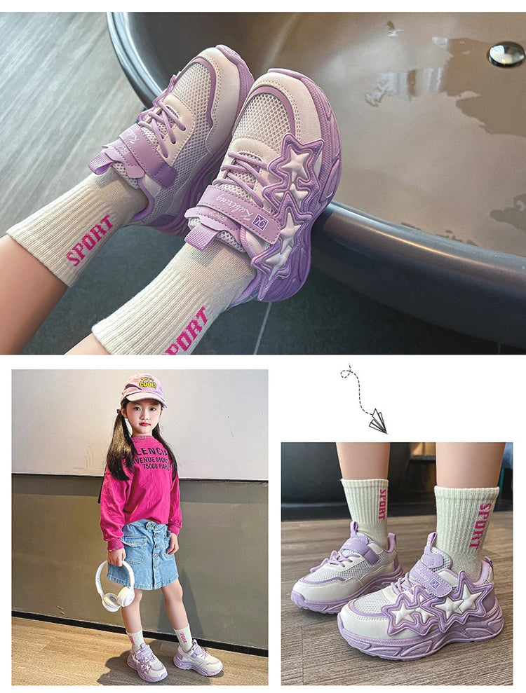 StarStride Girls' Classic Sports Sneakers ATHLEXES