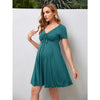Chic Maternity V-Neck Summer Dress ATHLEXES
