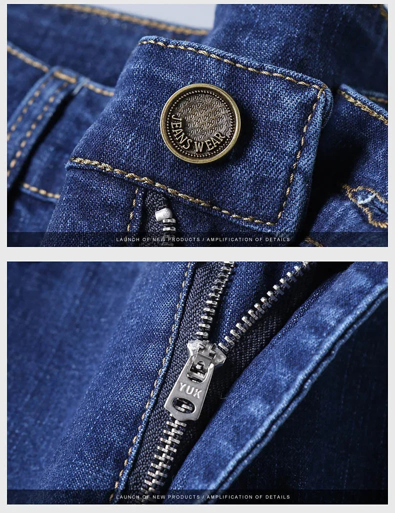 Elite Comfort Slim Fit Denim Trousers for Men ATHLEXES