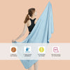 Silver Ion Microfiber Quick-Dry Gym Towel ATHLEXES