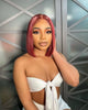 Burgundy Elegance Glueless Bob Wig 13x4 ATHLEXES