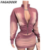 FAGADOER Pink Tie Dye Crop & Skirt Set for Women ATHLEXES