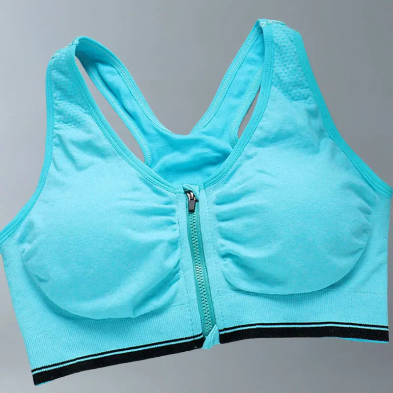 BreatheFit Front Zipper Sports Bra ATHLEXES
