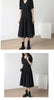 Chic V Neck Maternity Dress for Summer Comfort ATHLEXES