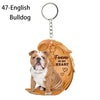 Heartfelt Dog Angel Pendant Keychain ATHLEXES