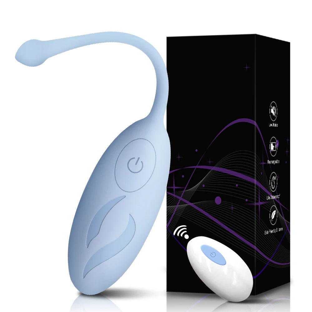 G-Spot Bliss Remote Control Love Egg Vibrator ATHLEXES
