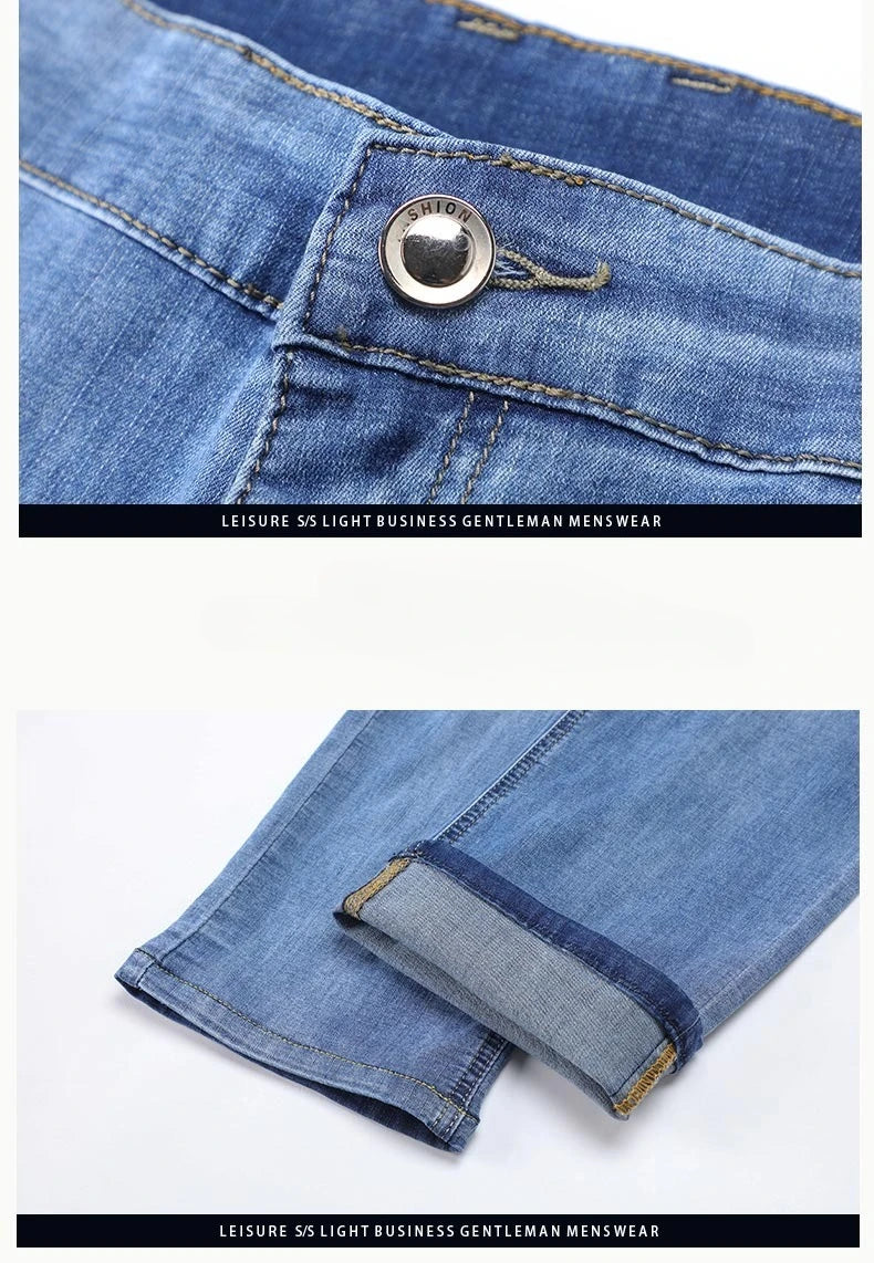 SummerStyle Men's Straight Denim Jeans ATHLEXES