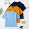 Stylish Kids' Solid Color Polo T-Shirt ATHLEXES