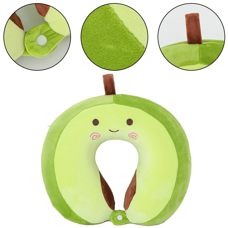 Plush Avocado Delightful Round Doll Cushion Toy ATHLEXES