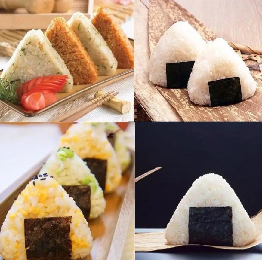SushiCraft Triangle Mould Set for Onigiri Delights ATHLEXES